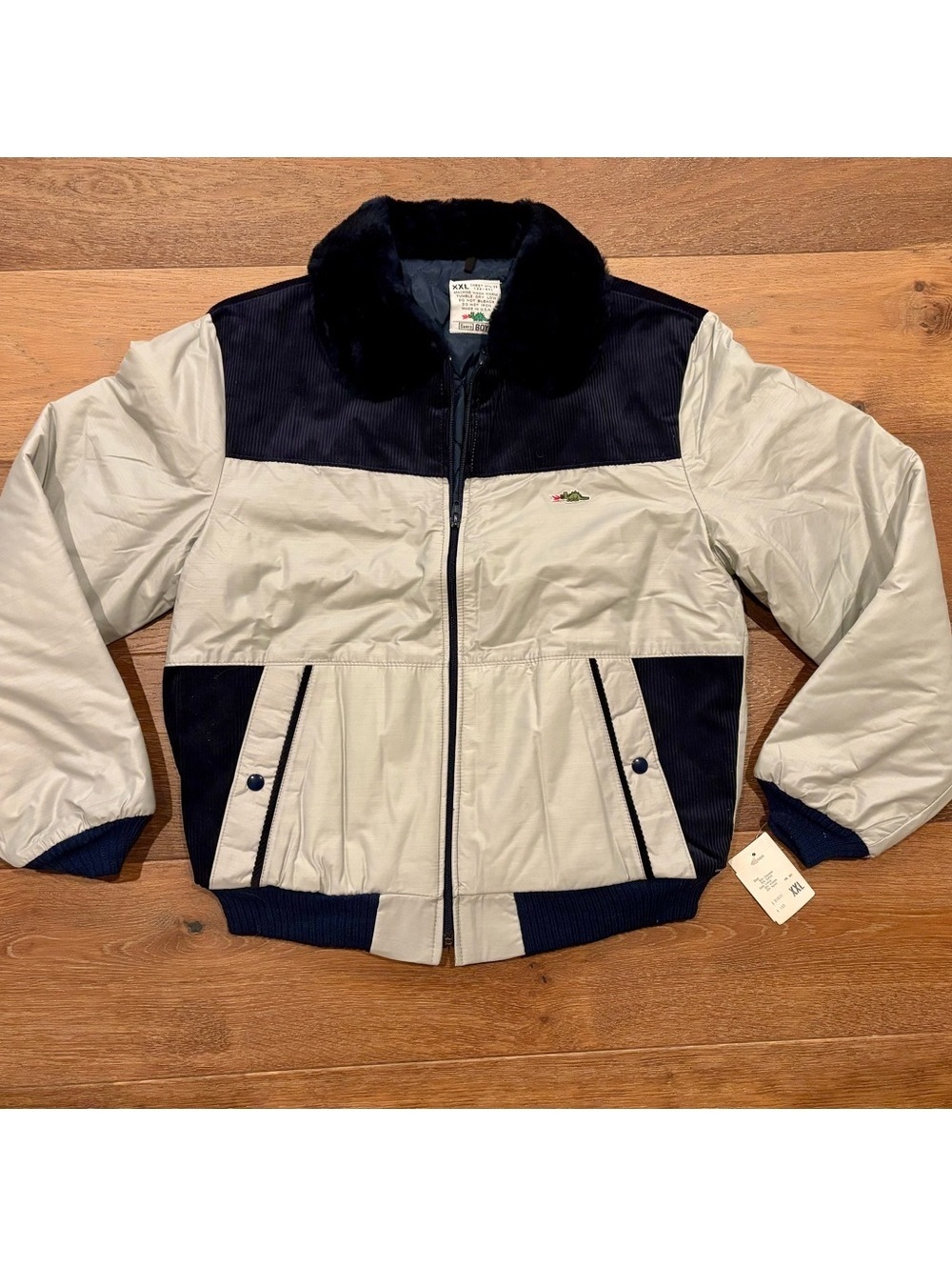 Vintage NWT 70s Deadstock Sears, Mens or Womens Small, Insulated Coat, Made USA